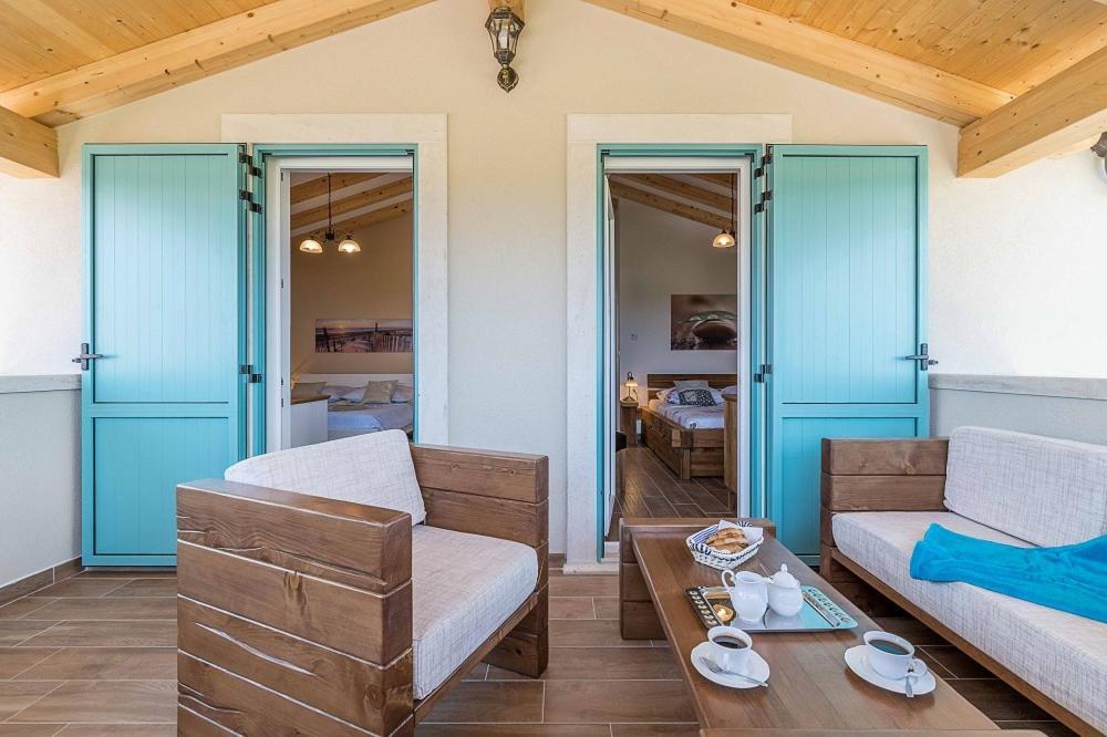Moderne Istrische Steinvilla - 4 Sterne Mit Privatem, Beheizbaren Pool & Meerblick Kavran Dış mekan fotoğraf